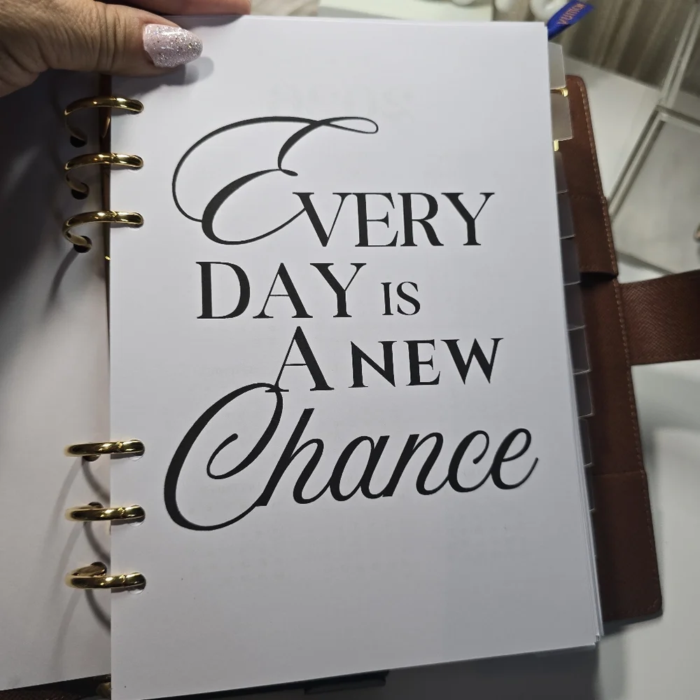 New Planner Inserts 12 Month -Made To Order